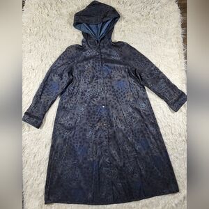 Vintage Sackables Reversible Raincoat Size Small